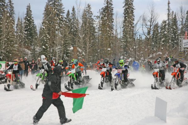 McCall Idaho Snow Bike Racing