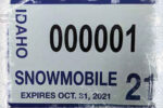 Nonresident Snowmobile Stickers